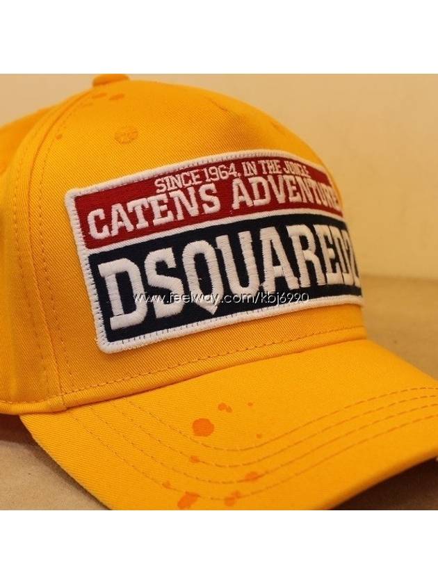 Logo Ball Cap Yellow - DSQUARED2 - BALAAN 2