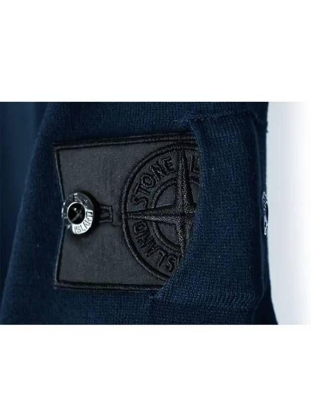 Shadow Project Soft Cotton Knit Top Dark Blue - STONE ISLAND - BALAAN 5