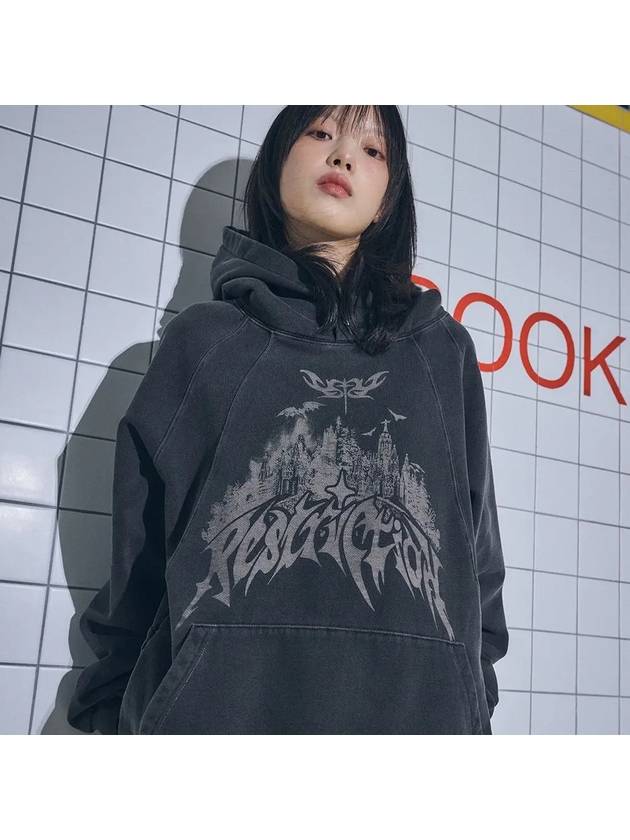 Restriction Pigment Snap Hooded Top Smoke Black - CPGN STUDIO - BALAAN 2