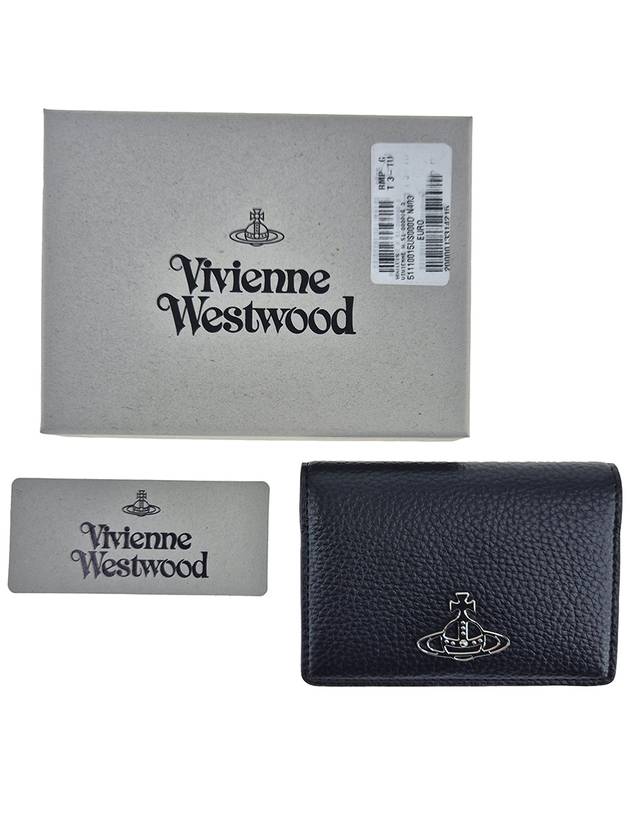 ORB Logo Card Wallet Black - VIVIENNE WESTWOOD - BALAAN 10