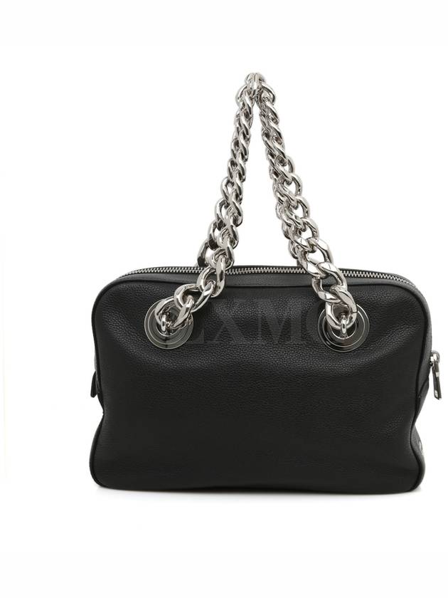 Dino Chain Tote Grommet Mini Boston 1BB017 - PRADA - BALAAN 3