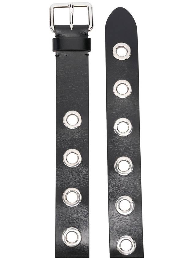 23 ss EYELETS Leather Belt 7266111AALV1000 B0710240817 - ALEXANDER MCQUEEN - BALAAN 3