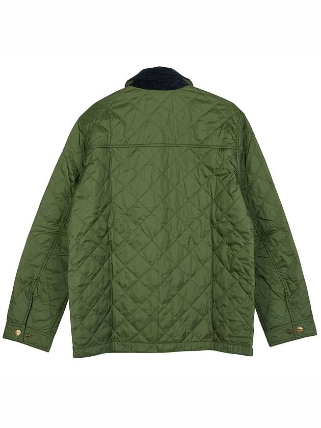 Kenning Quilting  Logo Patch Jacket Green - BARBOUR - BALAAN 3