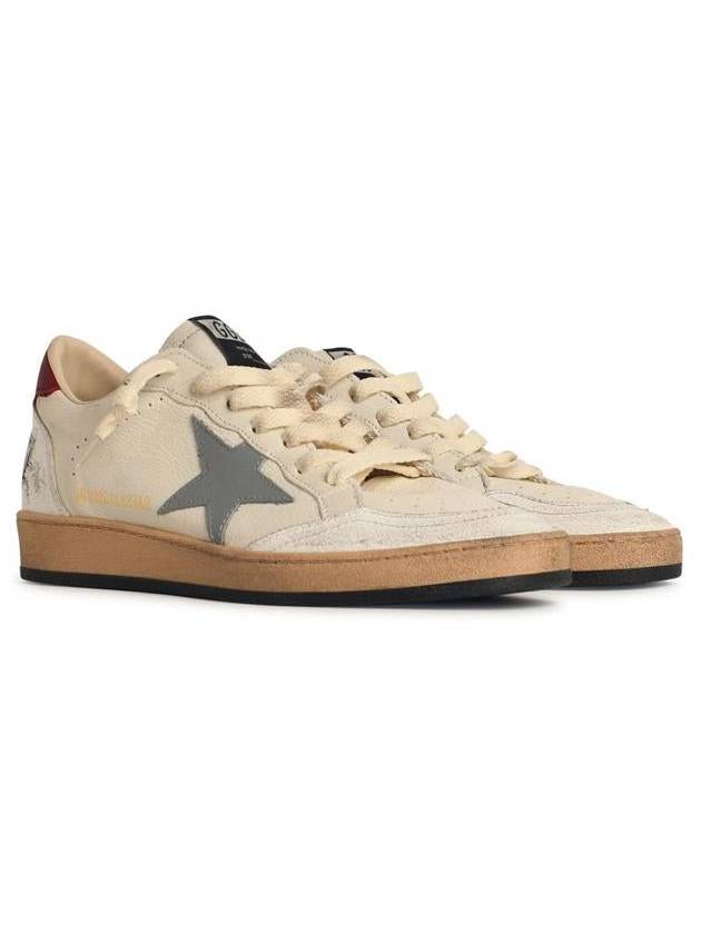 Golden Goose 'Ball Star' White Leather Sneakers - GOLDEN GOOSE - BALAAN 2