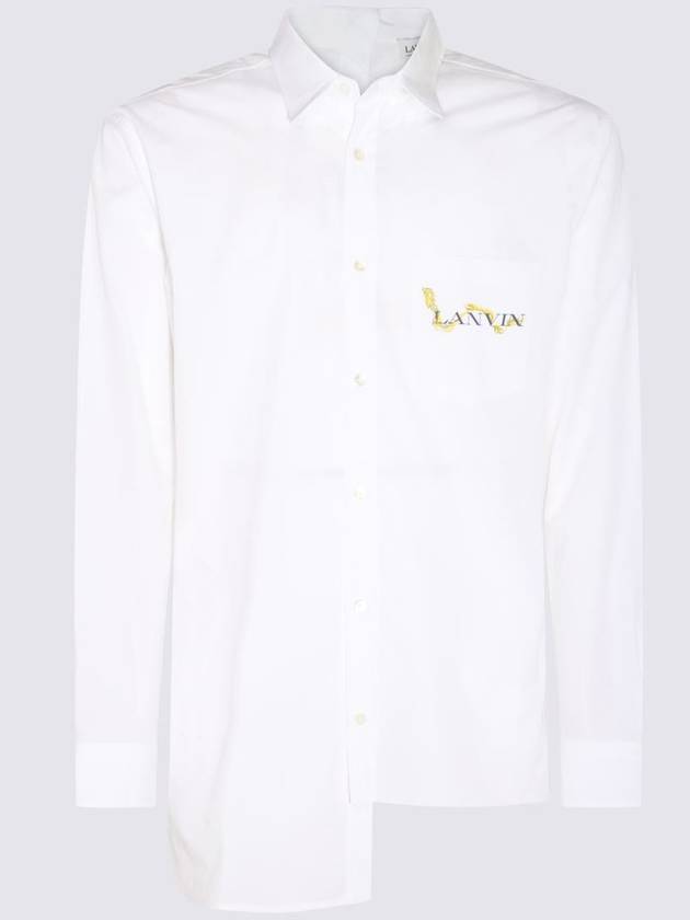 Long Sleeve Shirt RMSI00135600P24 01 White - LANVIN - BALAAN 2