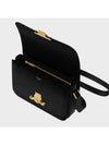 Classique Triomphe Shiny Calfskin Shoulder Bag Black - CELINE - BALAAN 7