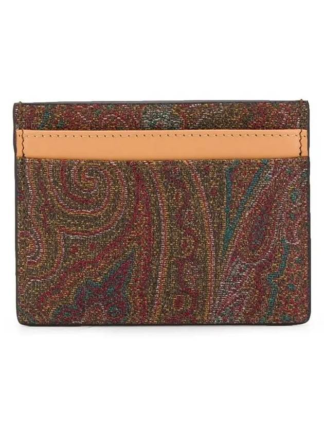 Paisley Card Wallet Brown - ETRO - BALAAN 3