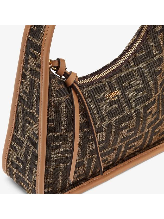 Pendesense FF Fabric Mini Shoulder Bag Brown - FENDI - BALAAN 7