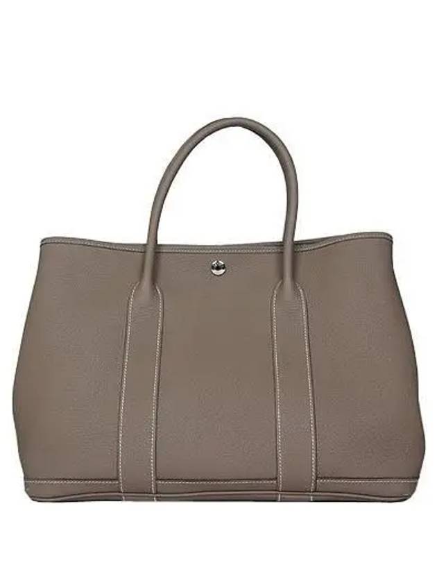 silver tote bag - HERMES - BALAAN 4