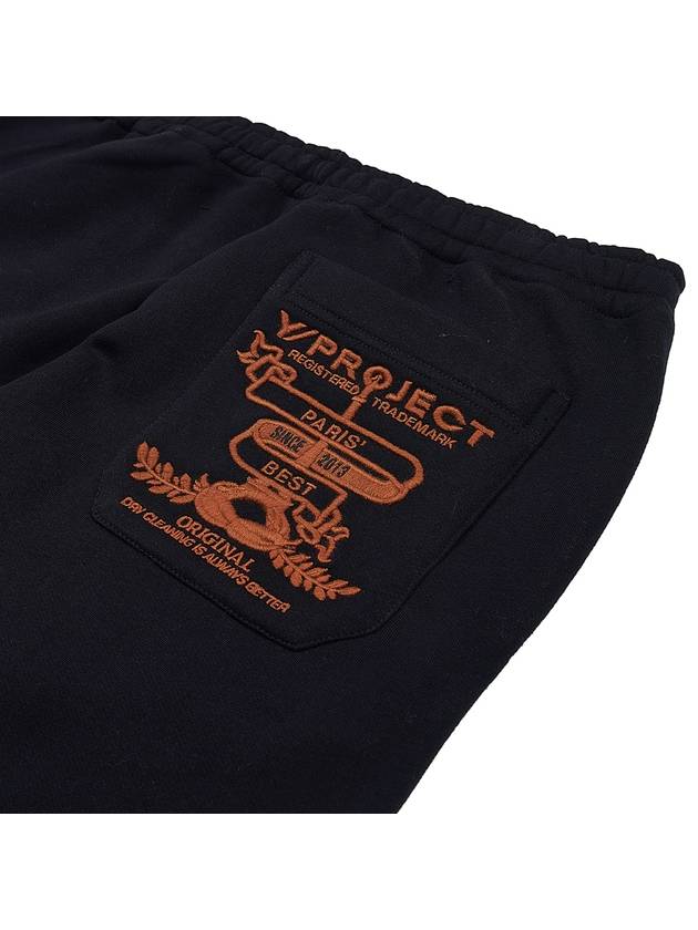 Y Project Men's Pocket Logo Sweatpants PANT102S25 BLACK - Y/PROJECT - BALAAN 7