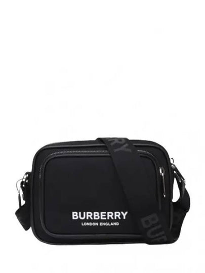 Logo Print Nylon Crossbody Bag Black - BURBERRY - BALAAN 2