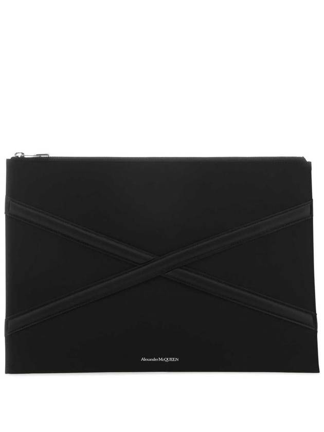 Harness Nylon Clutch Bag Black - ALEXANDER MCQUEEN - BALAAN 2