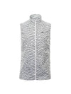 Men's Ash Light Packable Print Vest White - J.LINDEBERG - BALAAN 1