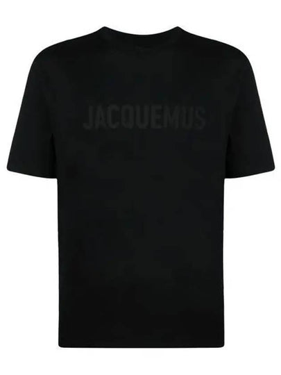 Le Typo Short Sleeve T-Shirt Black - JACQUEMUS - BALAAN 2