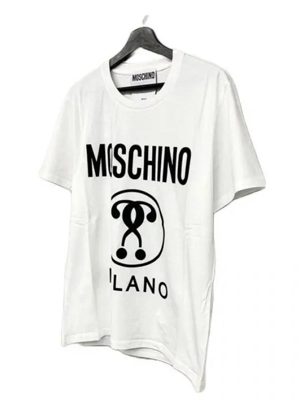 0712 2039 1001 Logo Short Sleeve TShirt White - MOSCHINO - BALAAN 2