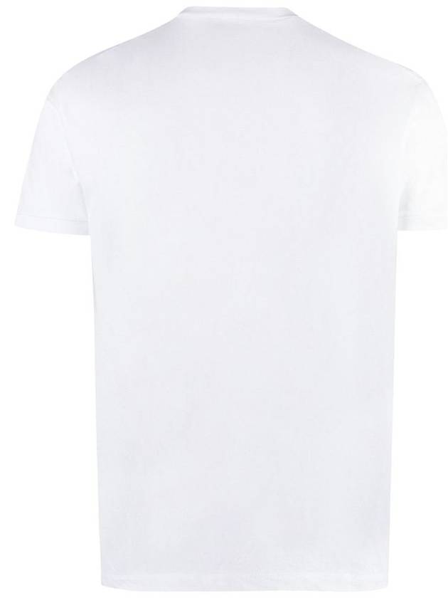 Men's Milan Short Sleeve T-Shirt White - DSQUARED2 - BALAAN 3