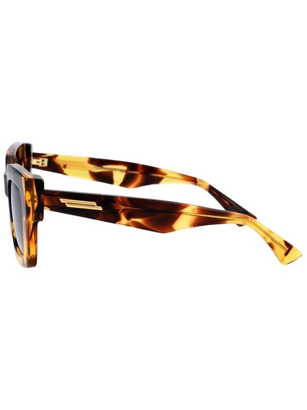 Eyewear Havana Bold Square Sunglasses Brown - BOTTEGA VENETA - BALAAN 4