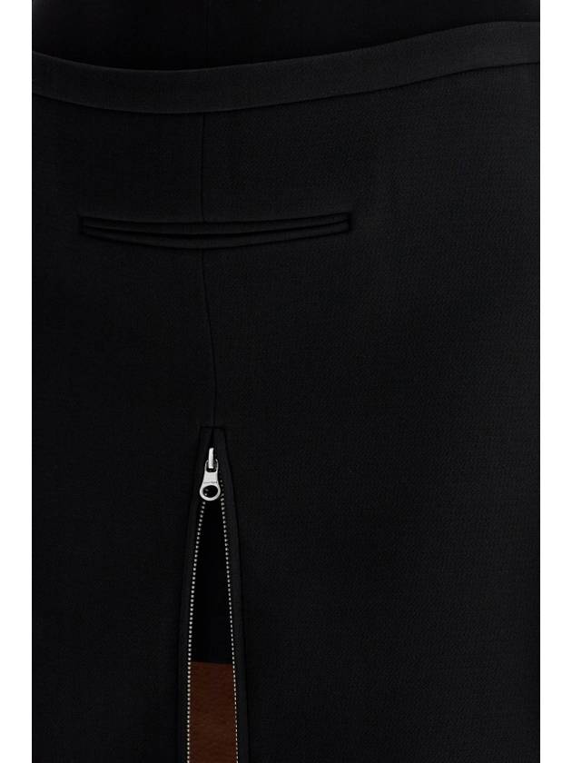 midi twill skirt with zipper - COURREGES - BALAAN 4