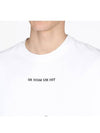 Bowie Silence Print Short Sleeve T-Shirt White - IH NOM UH NIT - BALAAN 5