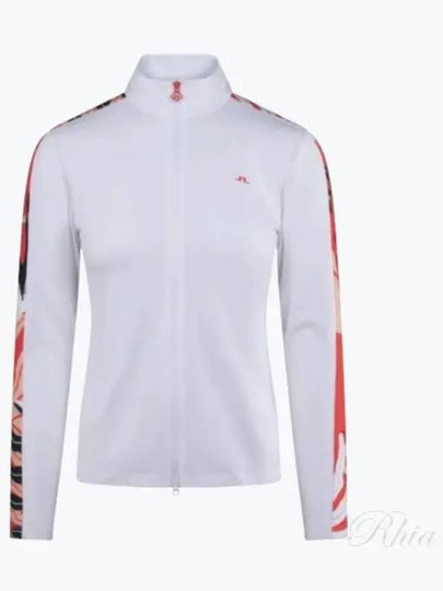 Women's Winona Print Mid Layer Jacket White - J.LINDEBERG - BALAAN 2