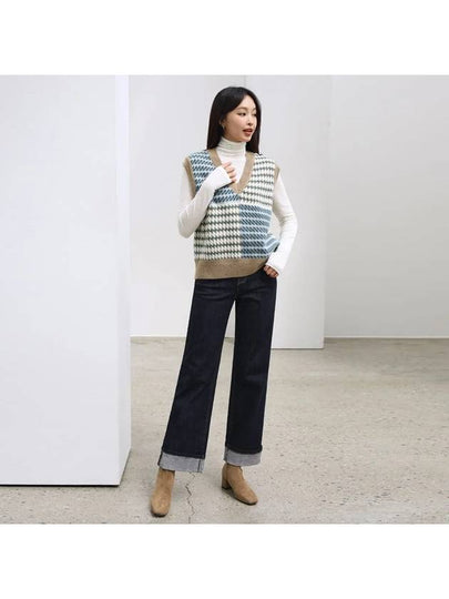 2even pattern knit vest - MONO AT.D - BALAAN 2