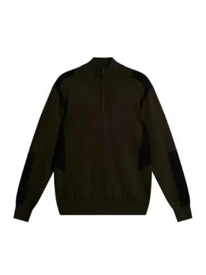 Men s Kendrick Knit Zip Up Sweater Forest Green - J.LINDEBERG - BALAAN 2