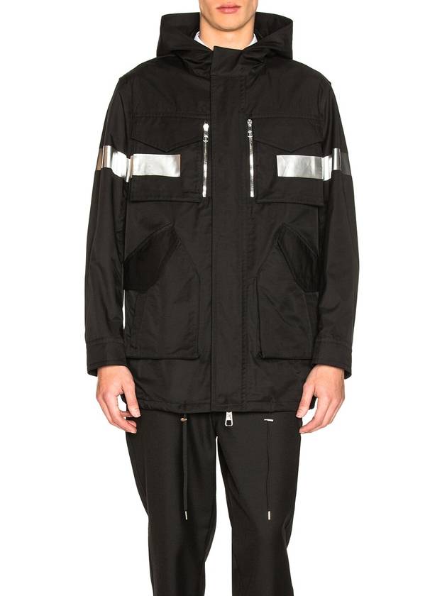 reflective hooded parka - NEIL BARRETT - BALAAN 1