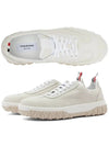 Calf Suede Cable Knit Sole Field Shoes White - THOM BROWNE - BALAAN 2