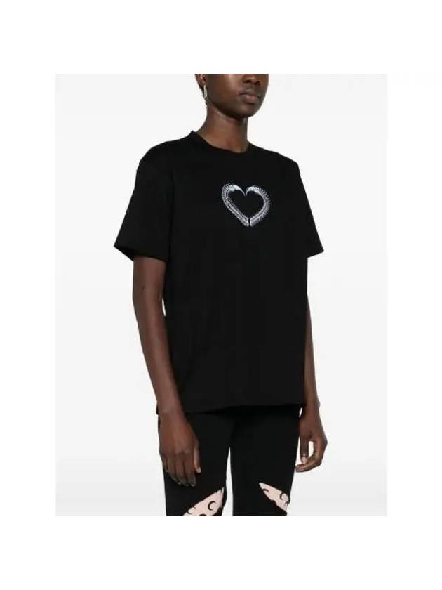 Heart graphic printing cotton short sleeve t shirt JMT013 0511 - JUNYA WATANABE - BALAAN 3