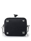 5AC Number Logo Texture Leather Bucket Bag Black - MAISON MARGIELA - BALAAN 5