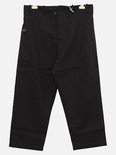 Elion Crop Twist Cotton Slacks Black - VIVIENNE WESTWOOD - BALAAN 2