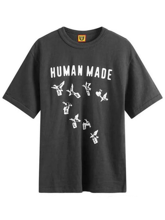 (HUMAN MADE) GRAPHIC T-SHIRT 17 - HM27TE017 BLACK - HUMAN MADE - BALAAN 1