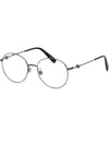 Eyewear Round Metal Eyeglasses Black - MONCLER - BALAAN 1