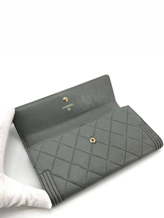 Boy caviar long wallet - CHANEL - BALAAN 6