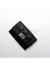 Boy  Flap Card Holder Grained Calfskin Ruthenium Black - CHANEL - BALAAN 5