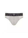 Greca Border Briefs Grey - VERSACE - BALAAN 1