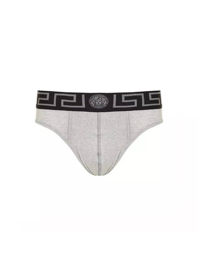 Greca Border Briefs Grey - VERSACE - BALAAN 1