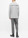 Shirt Logo Print Cotton Long Sleeve T Gray - COMME DES GARCONS - BALAAN 6