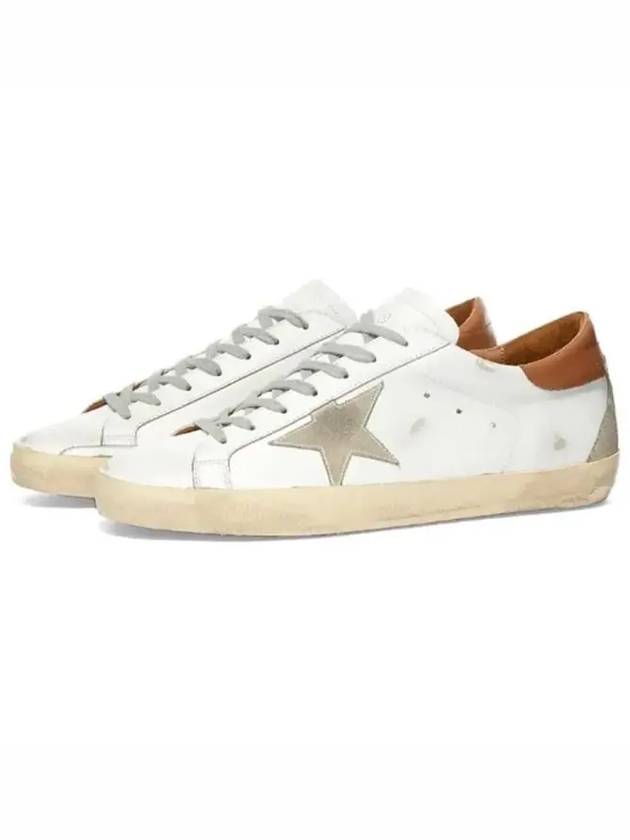 Superstar Brown Tab Sneakers White - GOLDEN GOOSE - BALAAN 2