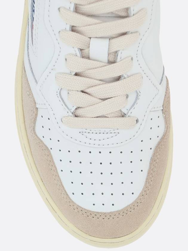 Medalist Goatskin Low Top Sneakers White - AUTRY - BALAAN 5