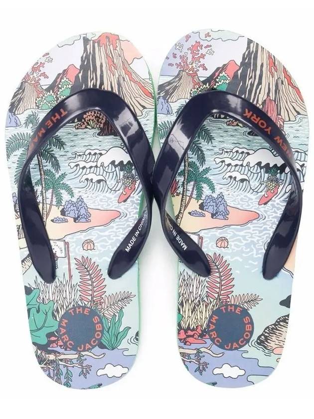 Kids Graphic Logo Flip Flops Multi W29054 784 - MARC JACOBS - BALAAN 4