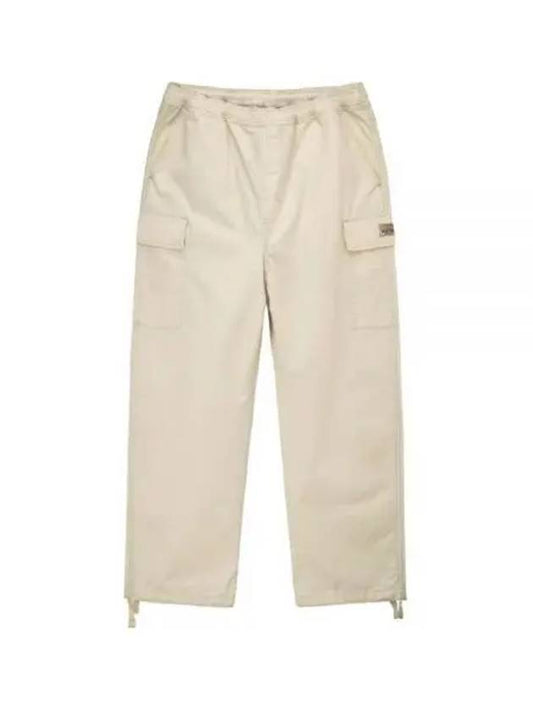 116608 CREAM Ripstop Cargo Beach Pants - STUSSY - BALAAN 1