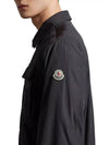 Epte Logo Patch Flap Pocket Zip Up Jacket Black - MONCLER - BALAAN 5