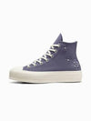 Chuck Taylor All Star Lift Platform Pearl Studs Lavender Ash A12513C - CONVERSE - BALAAN 1