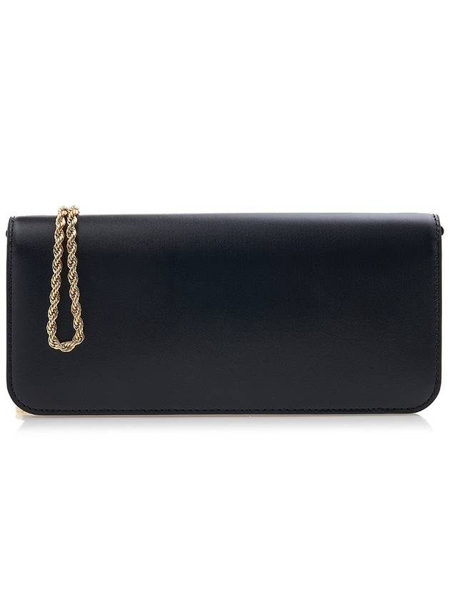 Eleanor Chain Shoulder Bag Black - TORY BURCH - BALAAN 4