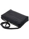 Women's Intrecciato New Nodini Cross Bag Matte Black - BOTTEGA VENETA - BALAAN 5