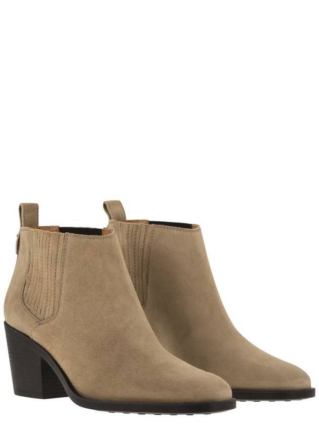 Suede boot - TOD'S - BALAAN 4