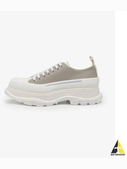 Tread Slick Lace-Up Low Top Sneakers Beige - ALEXANDER MCQUEEN - BALAAN 2