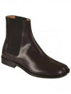 Tabi Leather Chelsea Boots Brown - MAISON MARGIELA - BALAAN 3