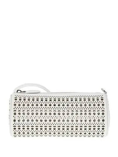 Tube Small Calfskin Shoulder Bag White - ALAIA - BALAAN 2